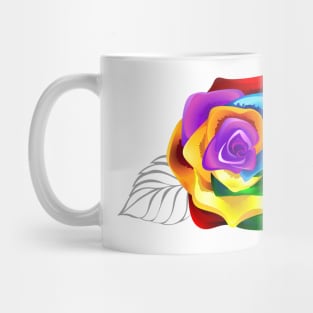 Rainbow rose bud ( Rainbow roses ) Mug